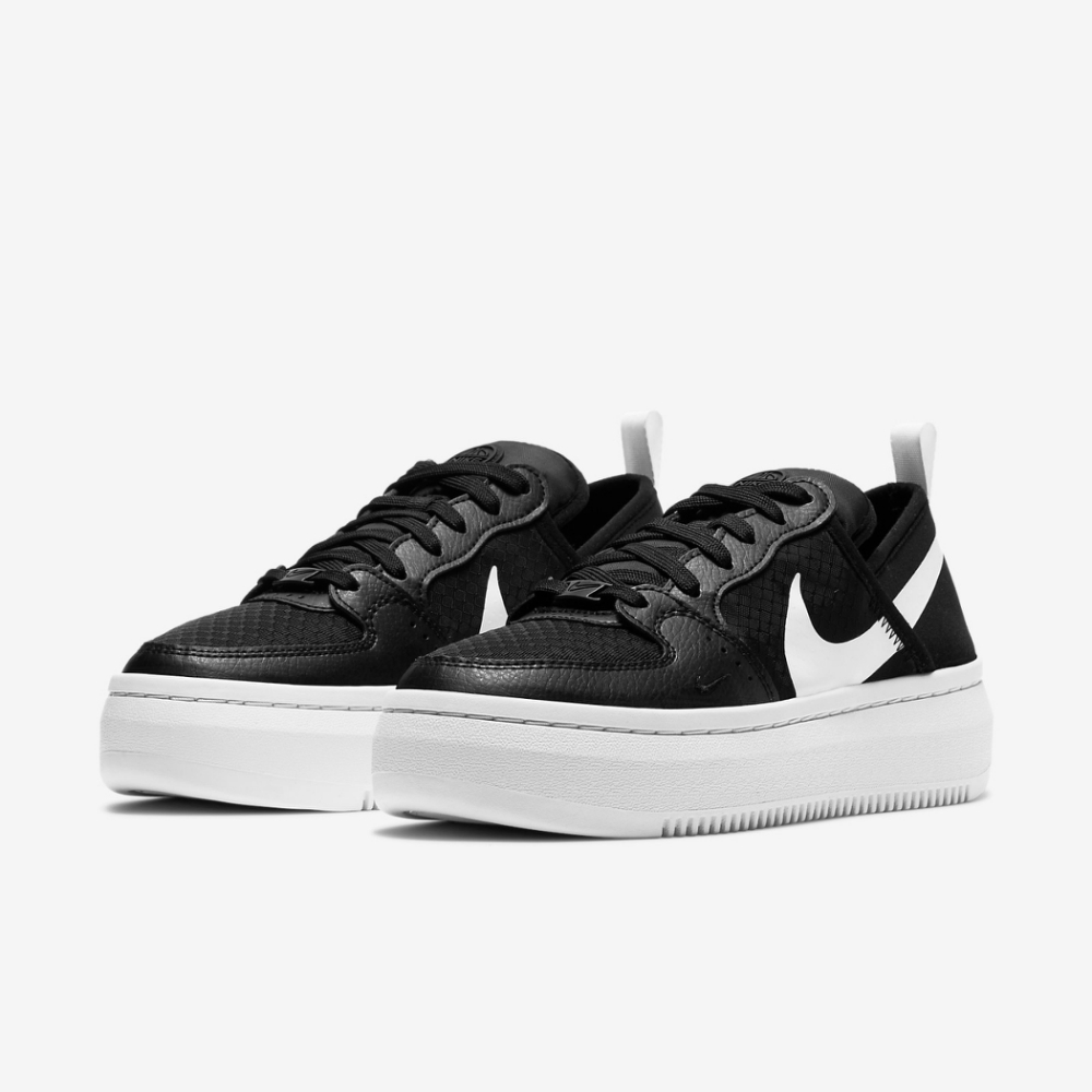 Nike  Court Vision Alta 休閒鞋  厚底  黑 白 女款 CW6536-001 [EW]