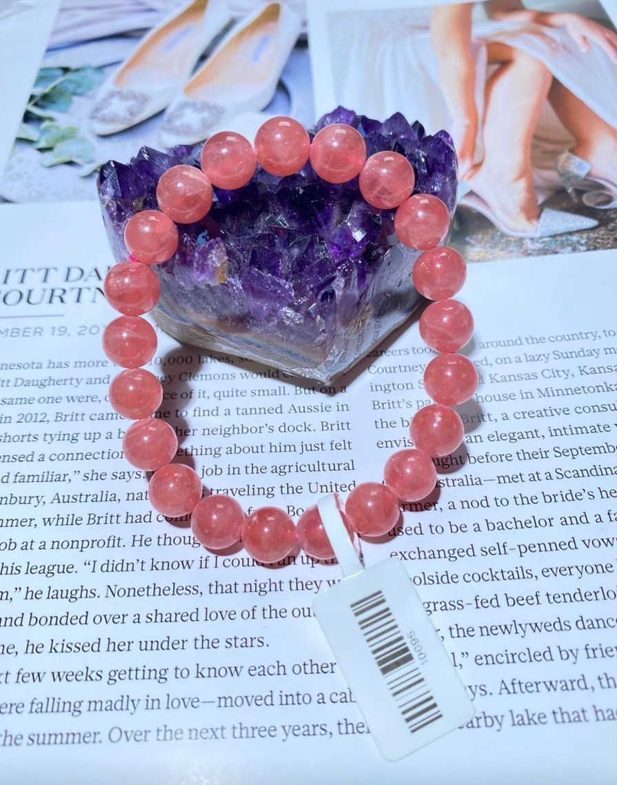 8.5mm冰種紅紋石