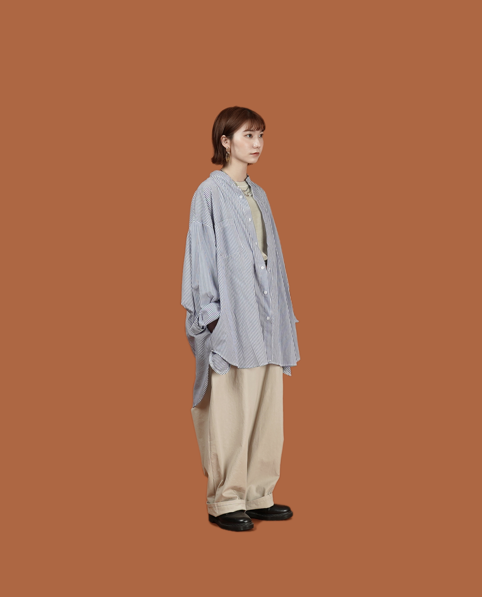 O.POism 歐波医生大寬側口袋襯衫