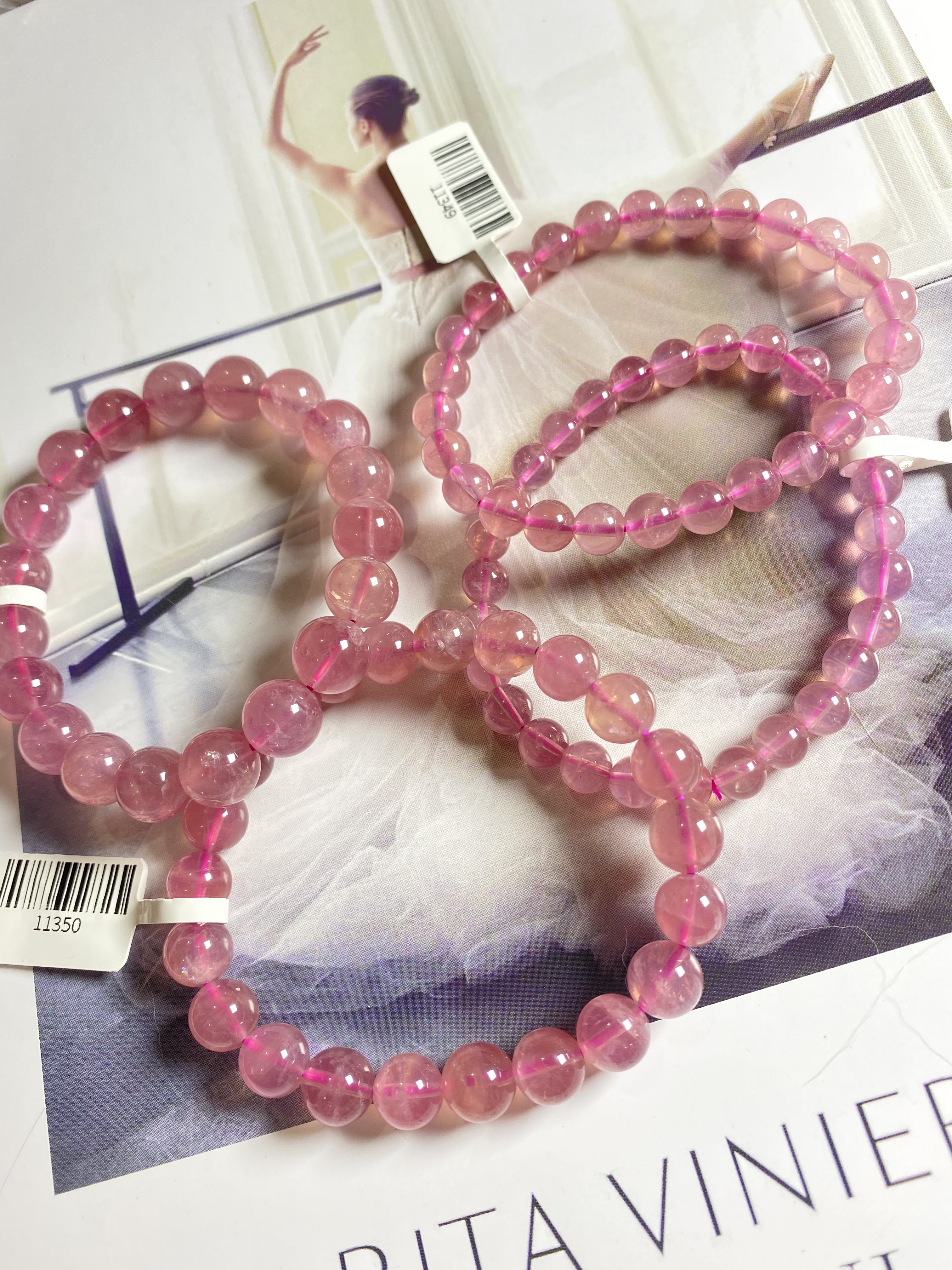 高質透星光馬粉晶