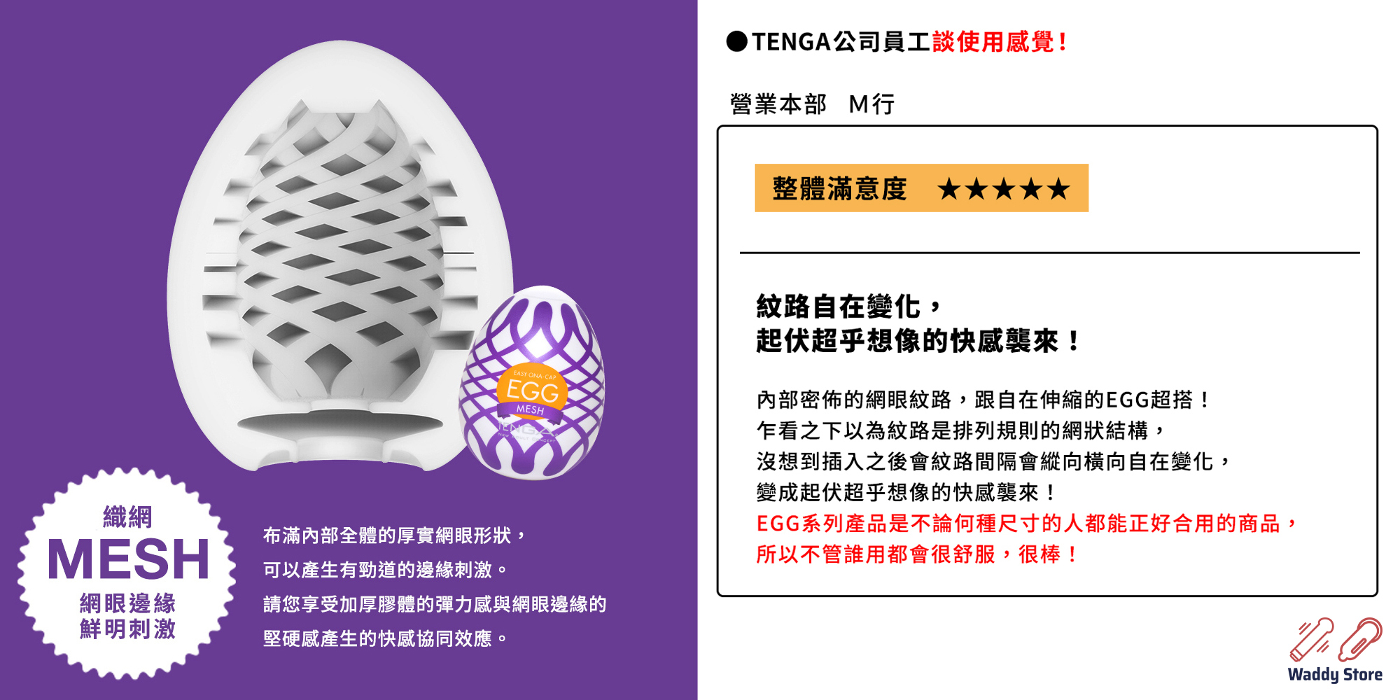 TENGA EGG MESH 驚奇版, TENGA EGG, MESH 驚奇版