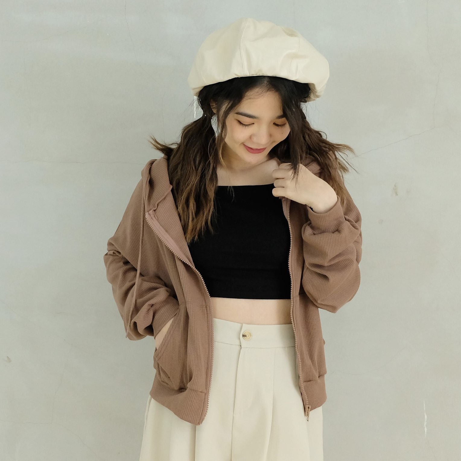 法朵Fado Shop｜抽繩口袋連帽外套 822C002 五色