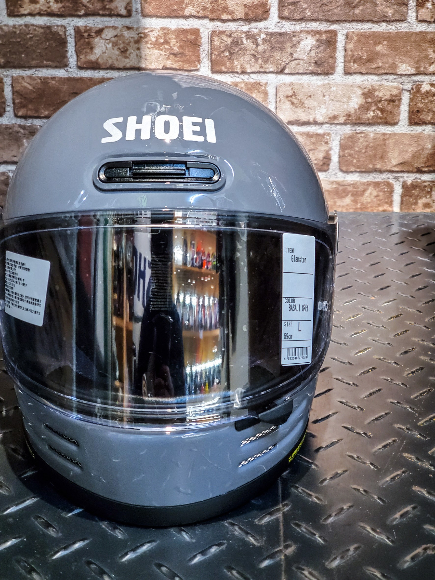 SHOEI GLAMSTER BASALT GREY 水泥灰 全罩