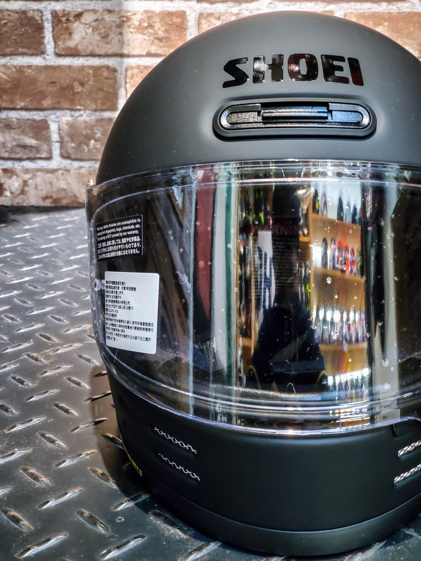 SHOEI GLAMSTER MATTE BLACK 消光黑 全罩