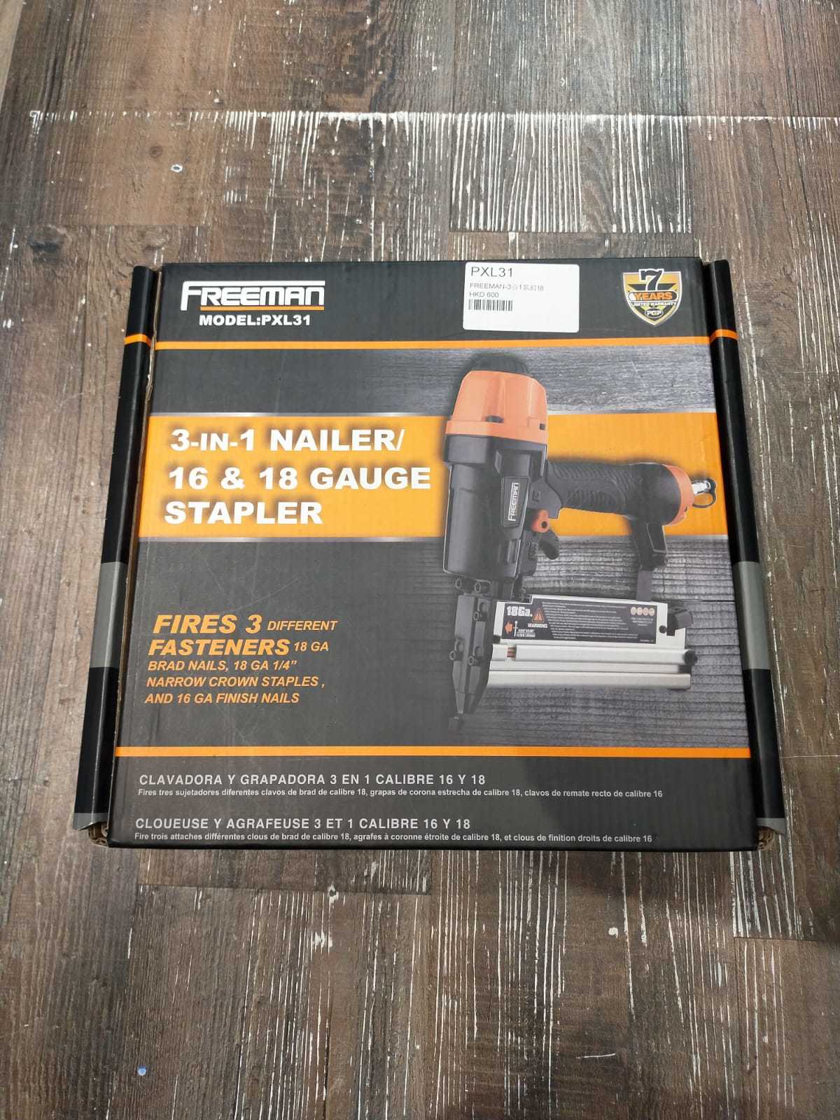 FREEMANN-工業3合1氣釘槍PXL31(T/F/K釘）