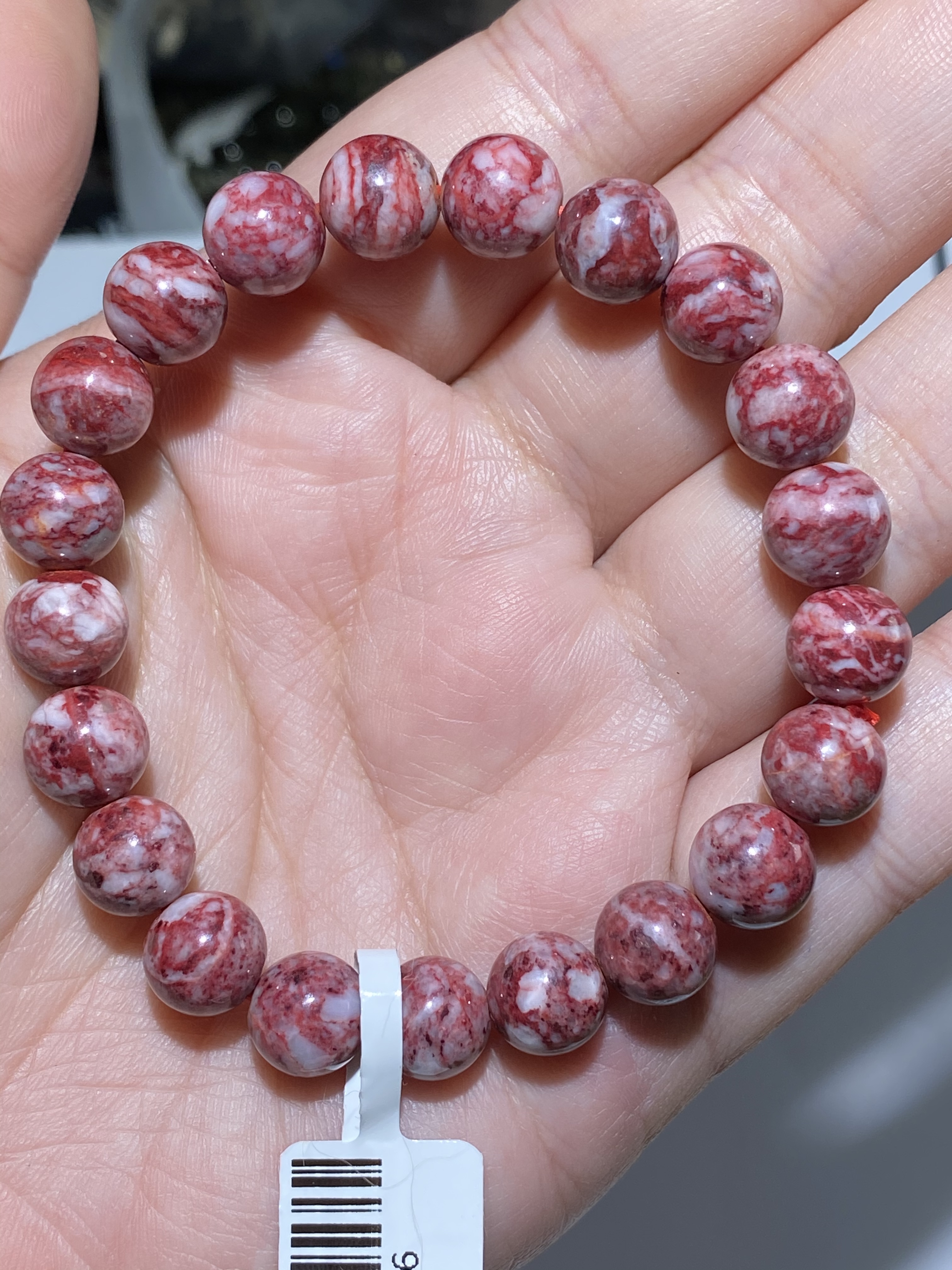 硃砂原石手串