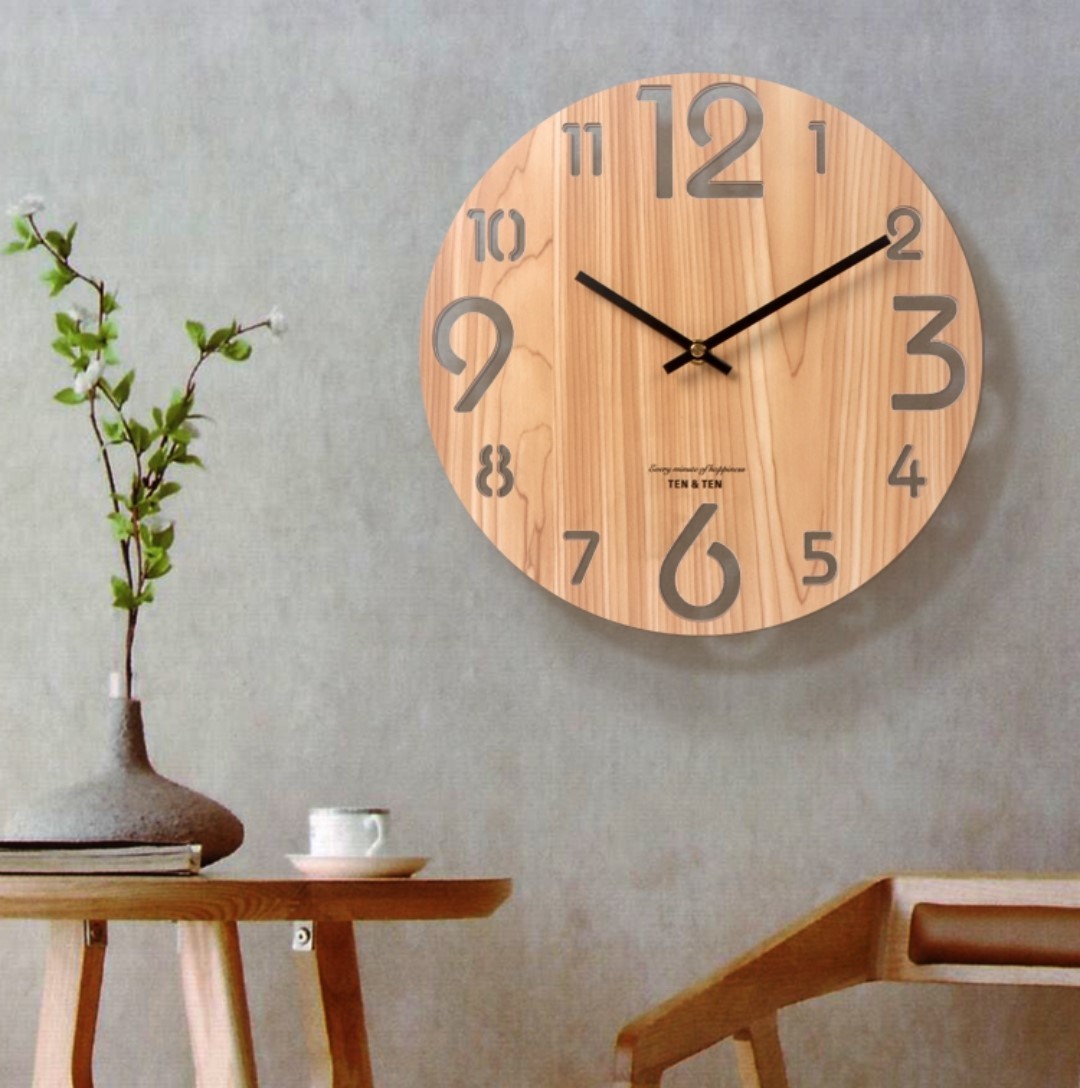 北歐風靜音壁掛鐘