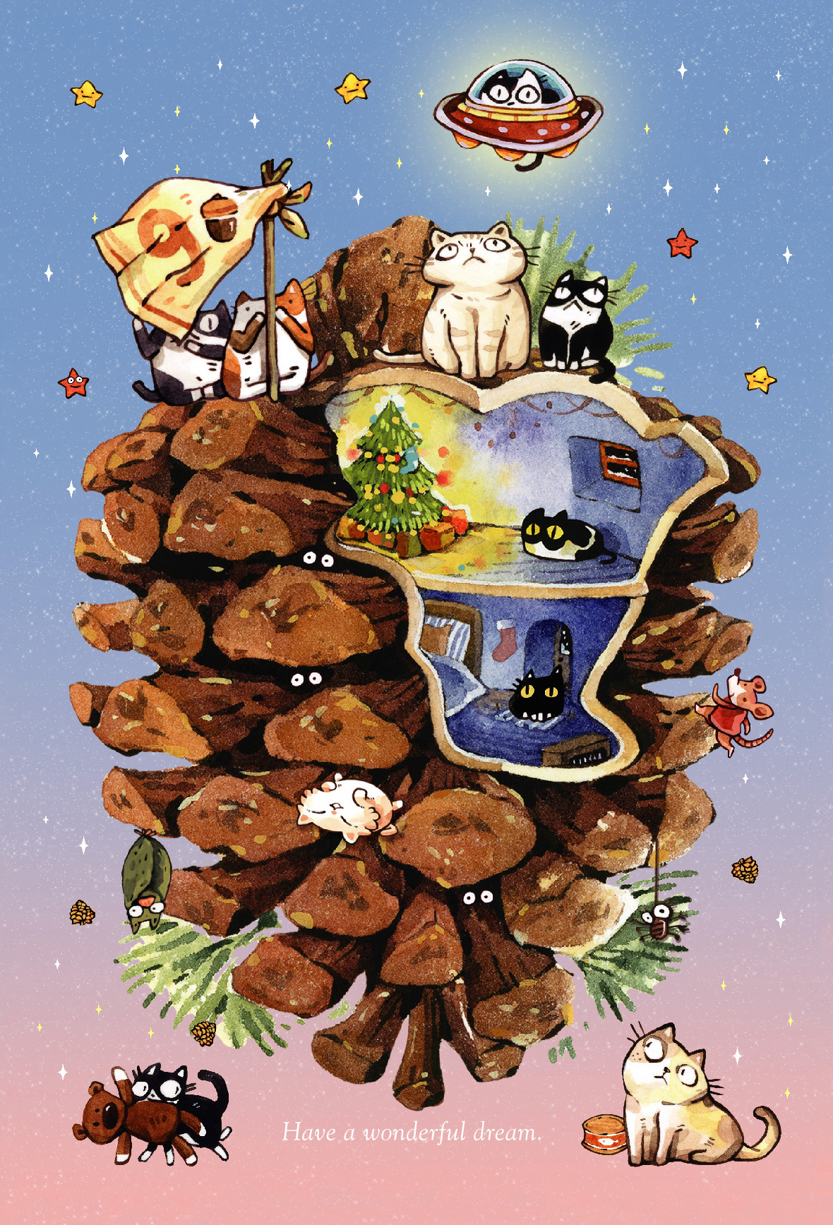 【PUZZLE STORY】afu 美夢成真松果屋70片拼圖