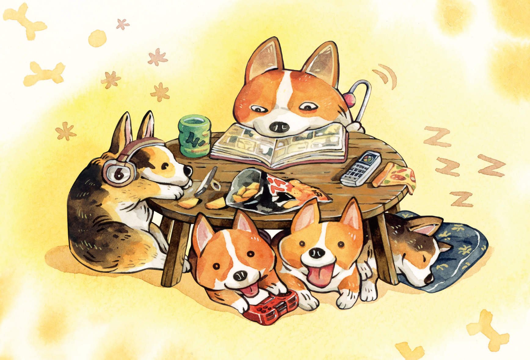 【PUZZLE STORY】afu 就想宅一起 70片拼圖