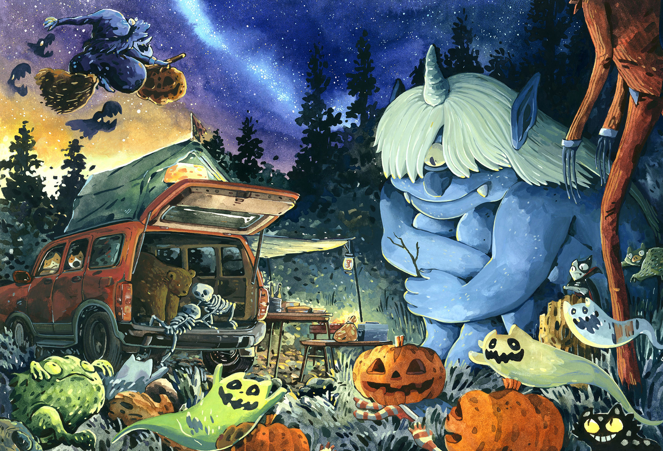 【PUZZLE STORY】afu 萬聖節露營70片拼圖