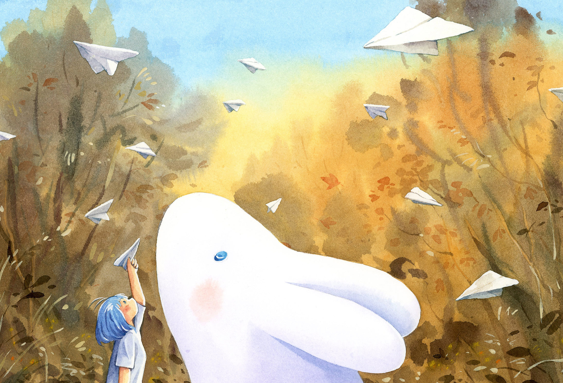 【PUZZLE STORY】afu 大白兔 秋思之語70片拼圖