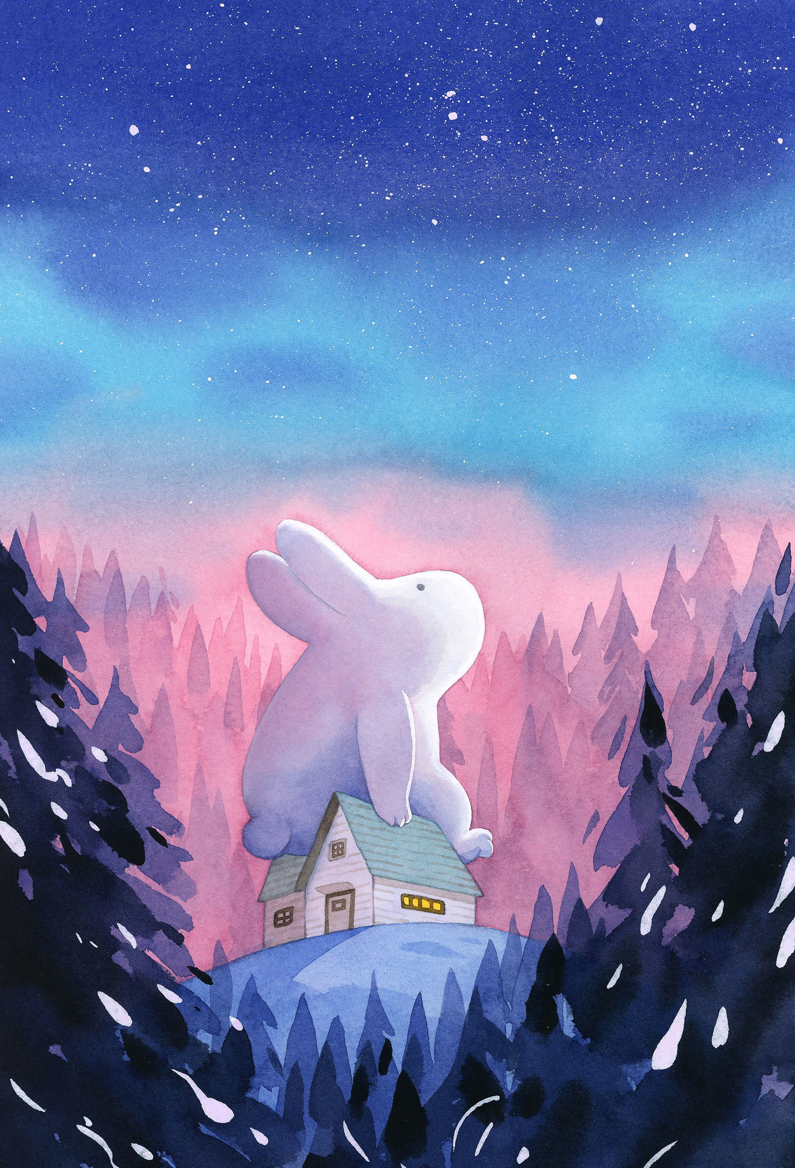 【PUZZLE STORY】afu 大白兔 永恆思念70片拼圖