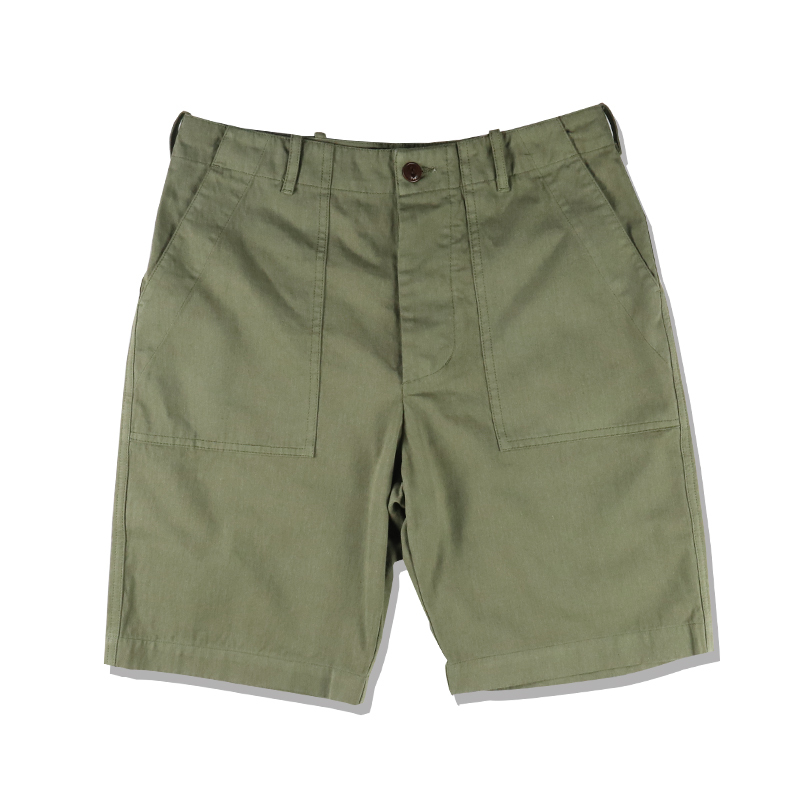 The Quartermaster Fatigue Trousers Shorts Green