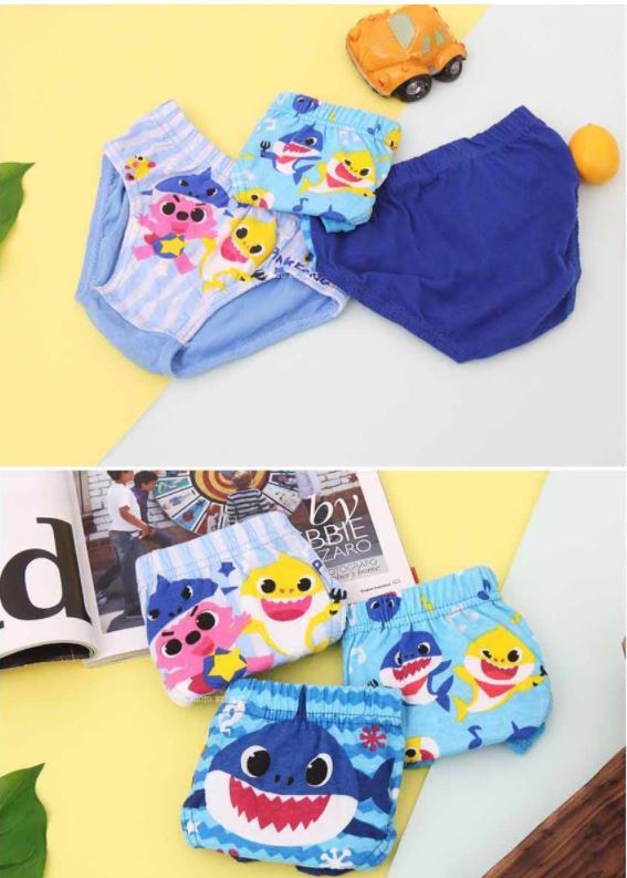 Babyshark Pinkfong 兒童內褲套裝（1套3條)