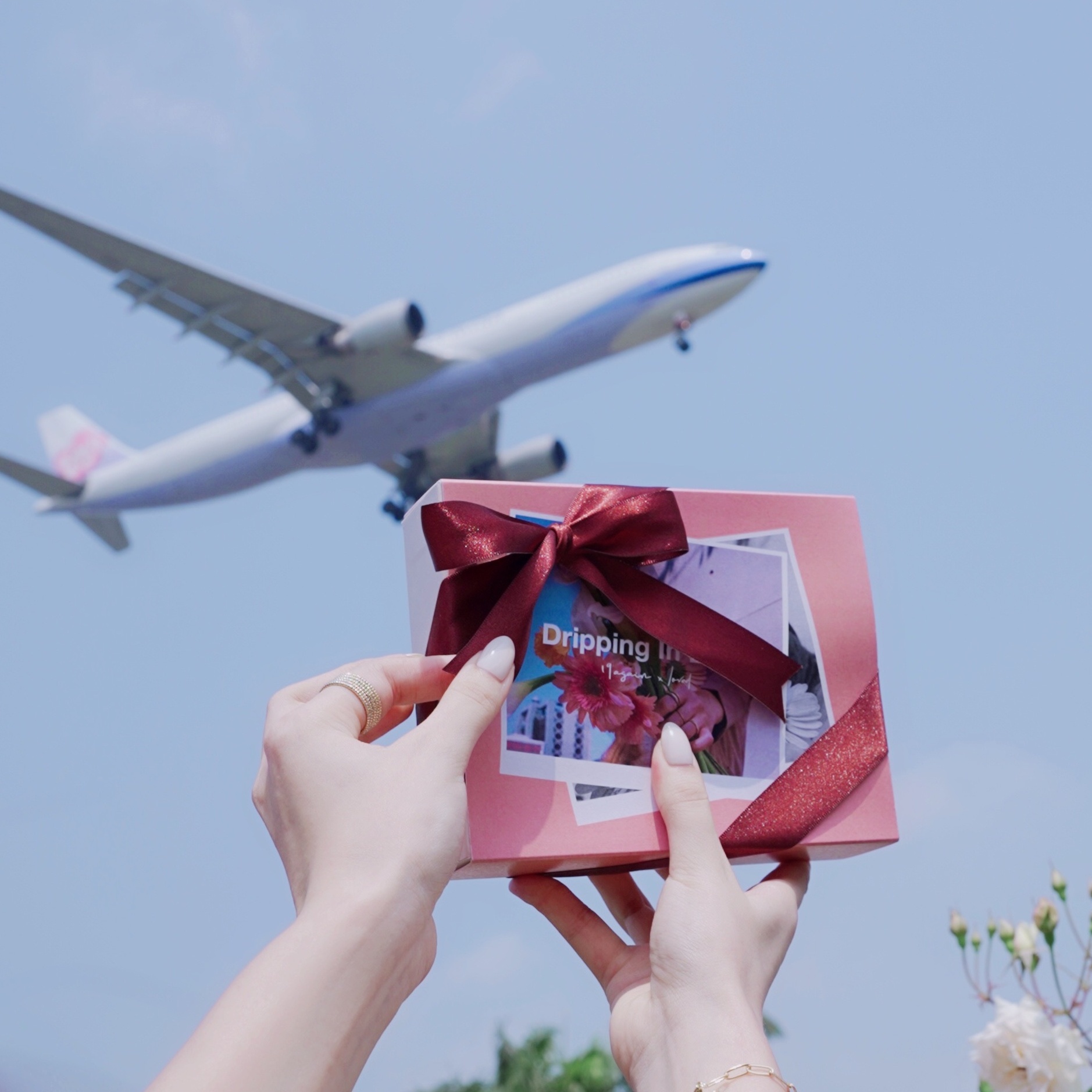 Dripping in Love 聯名緞帶禮盒 - 玫瑰款