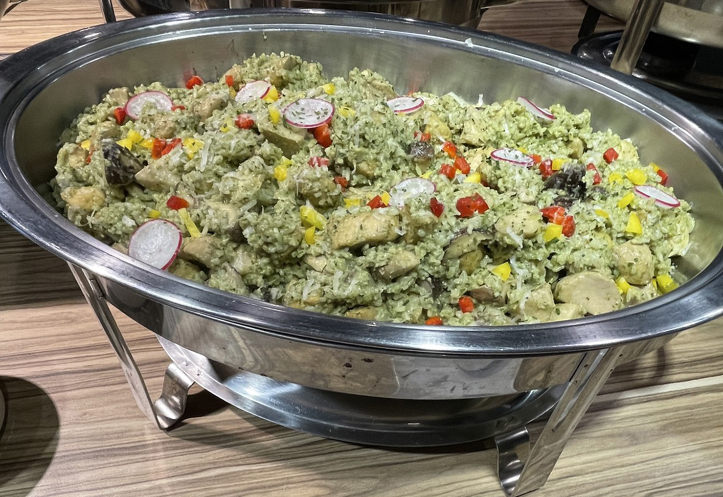 青醬雞肉野菇燉飯