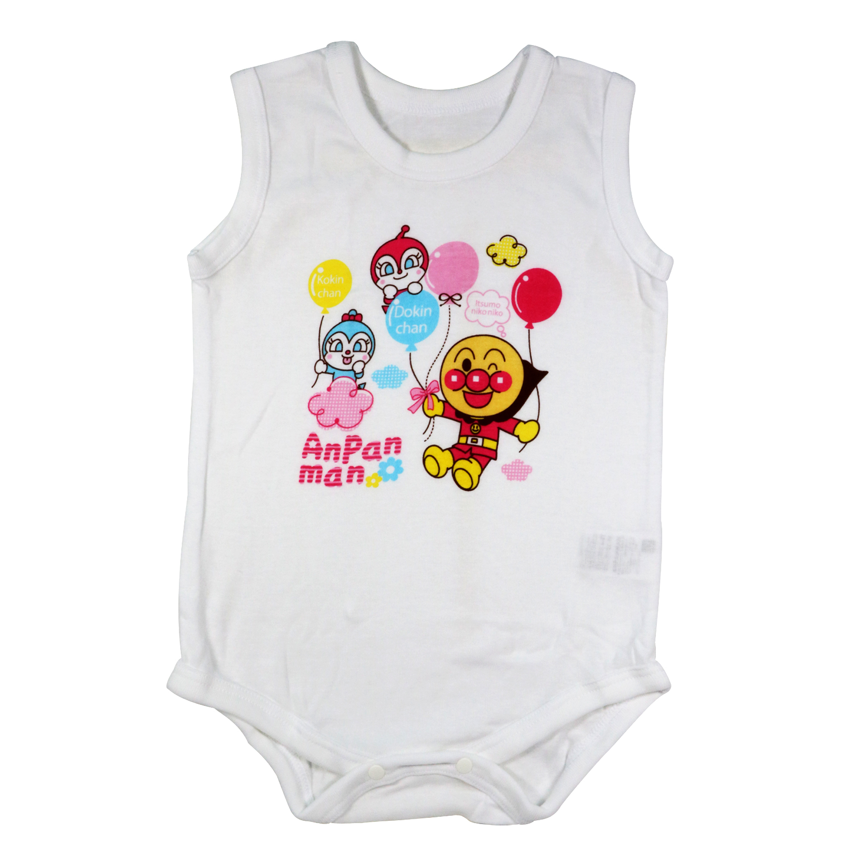 麵包超人與紅精靈無袖連身衣2入組(95cm)