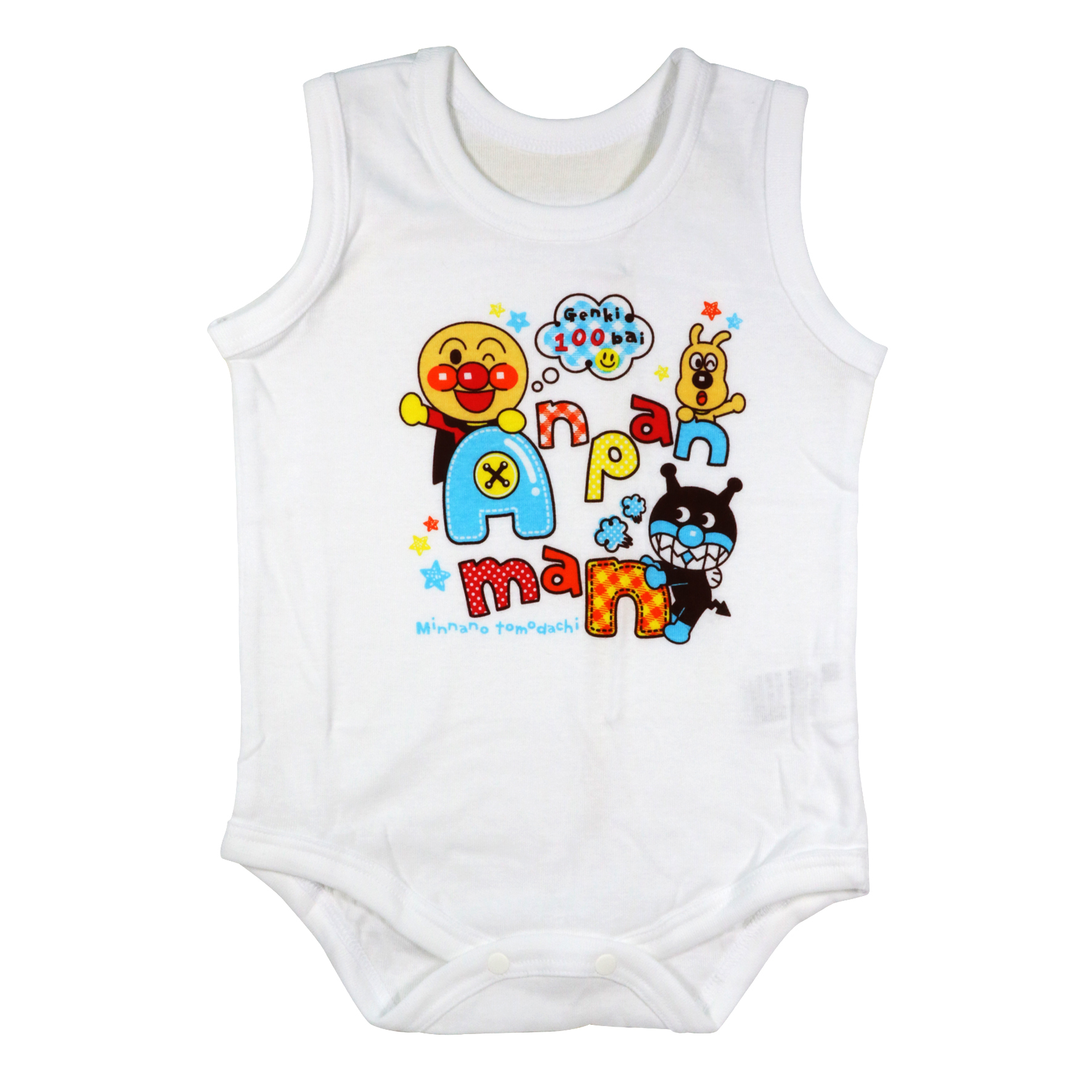 麵包超人飛翔無袖連身衣2入組(90cm)