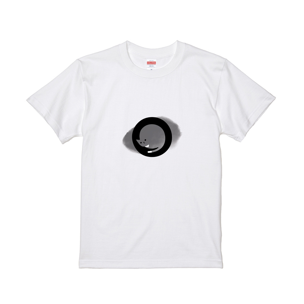 逗點貓T恤 - 白襪貓