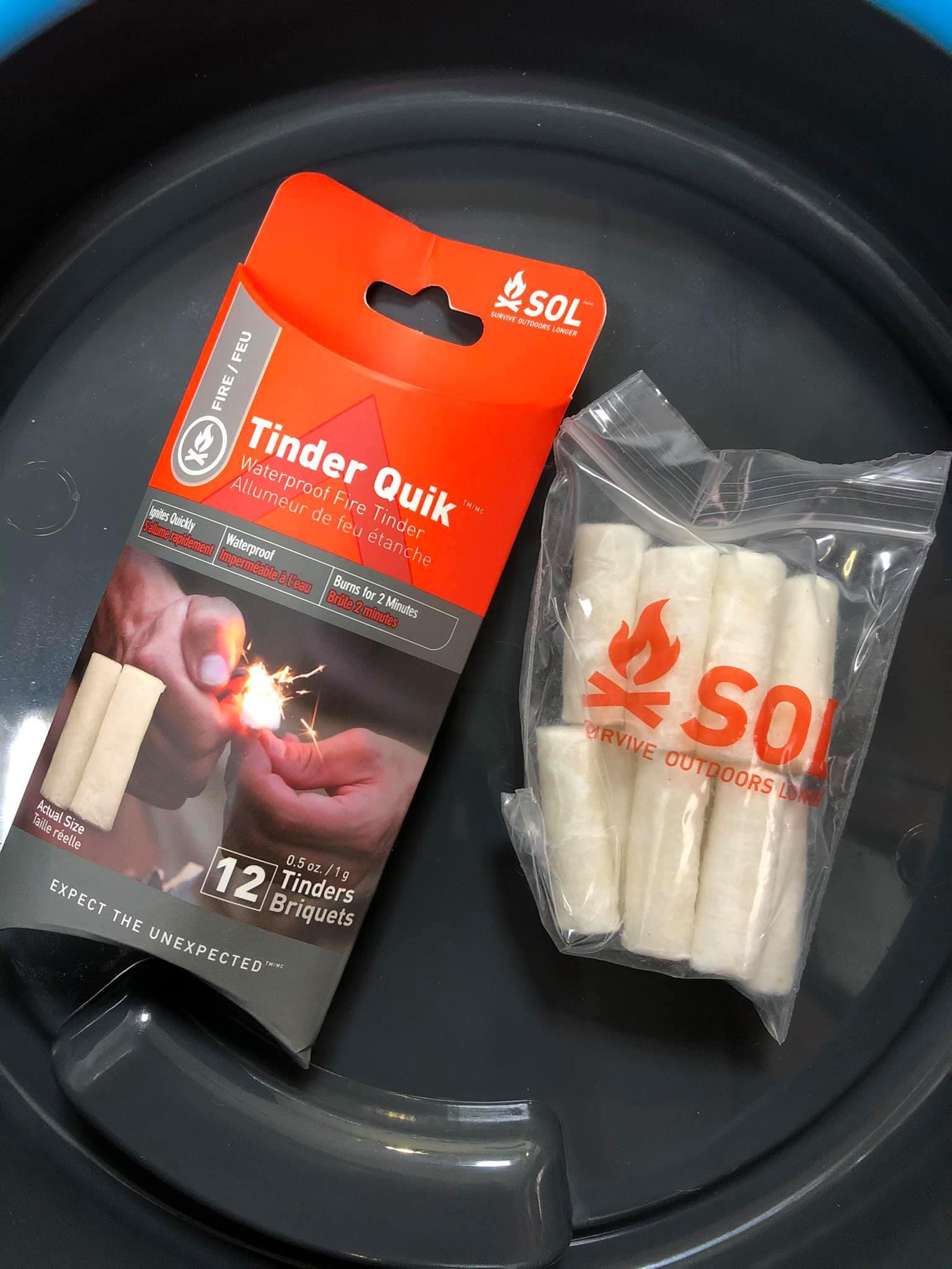 SOL Survive Outdoors Longer Tinder Quik 12-Pack 火種
