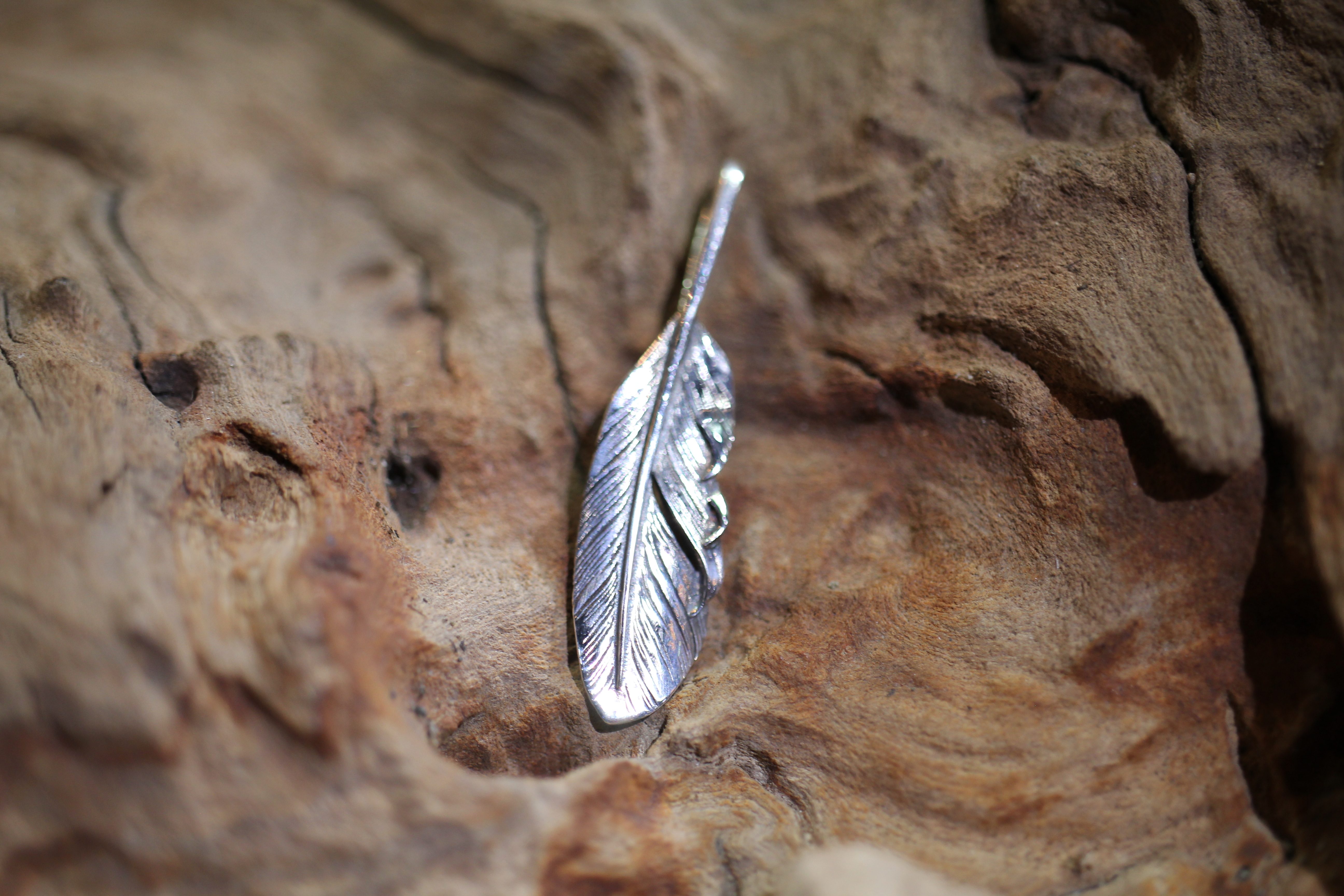 *Black Venom Jewelry- Freedom & Prayer XS(4cm) 純銀羽毛