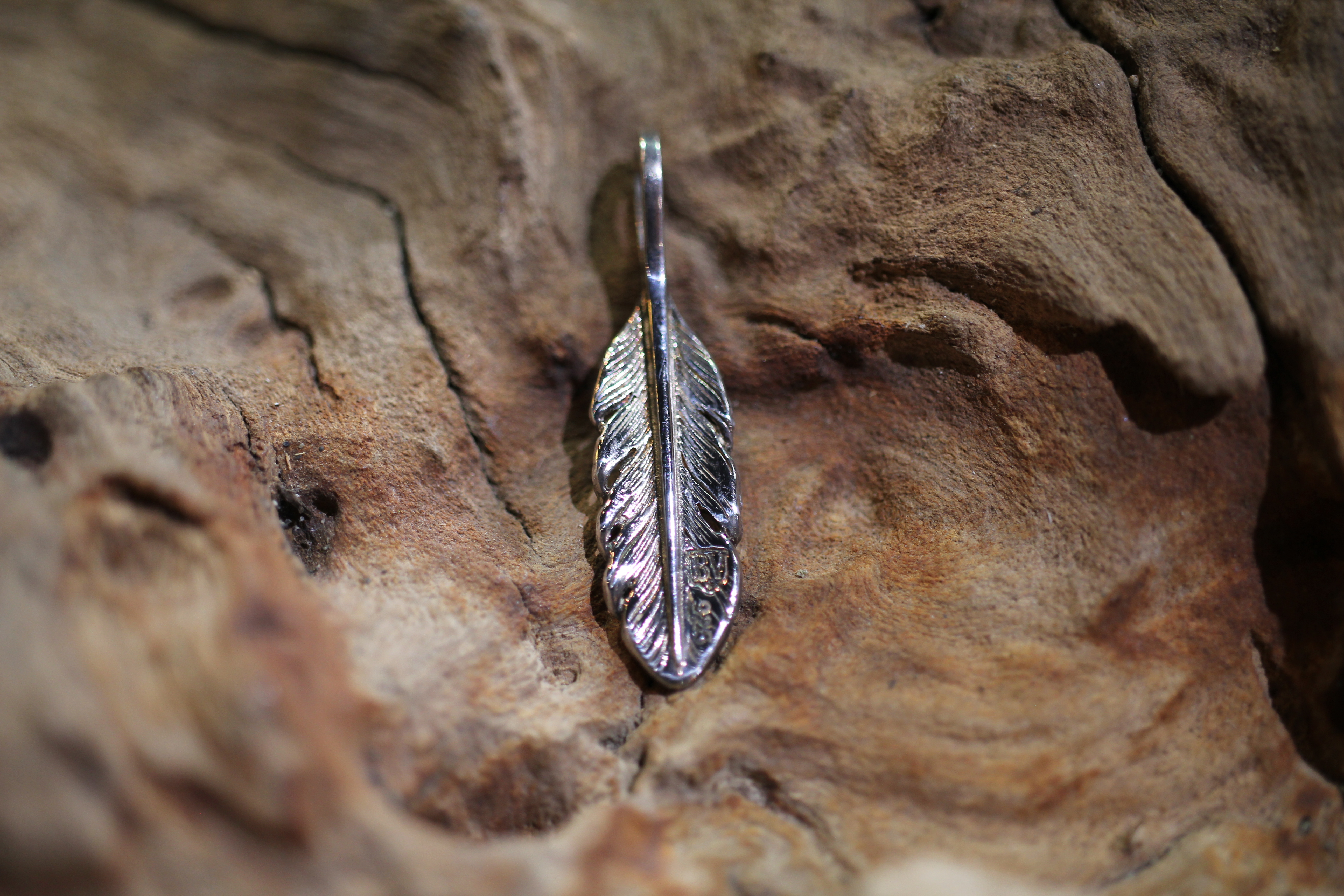 *Black Venom Jewelry- Freedom & Prayer XXS(3cm) 純銀羽毛