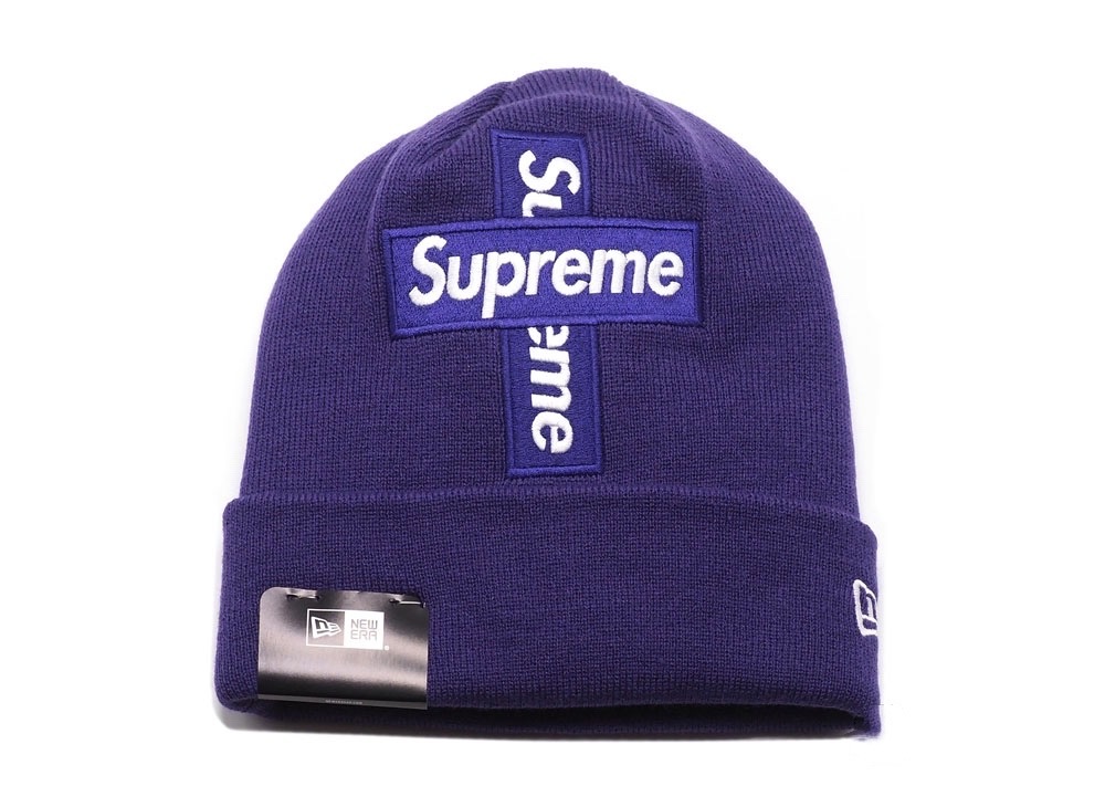 Supreme New Era Cross Box Logo 白-