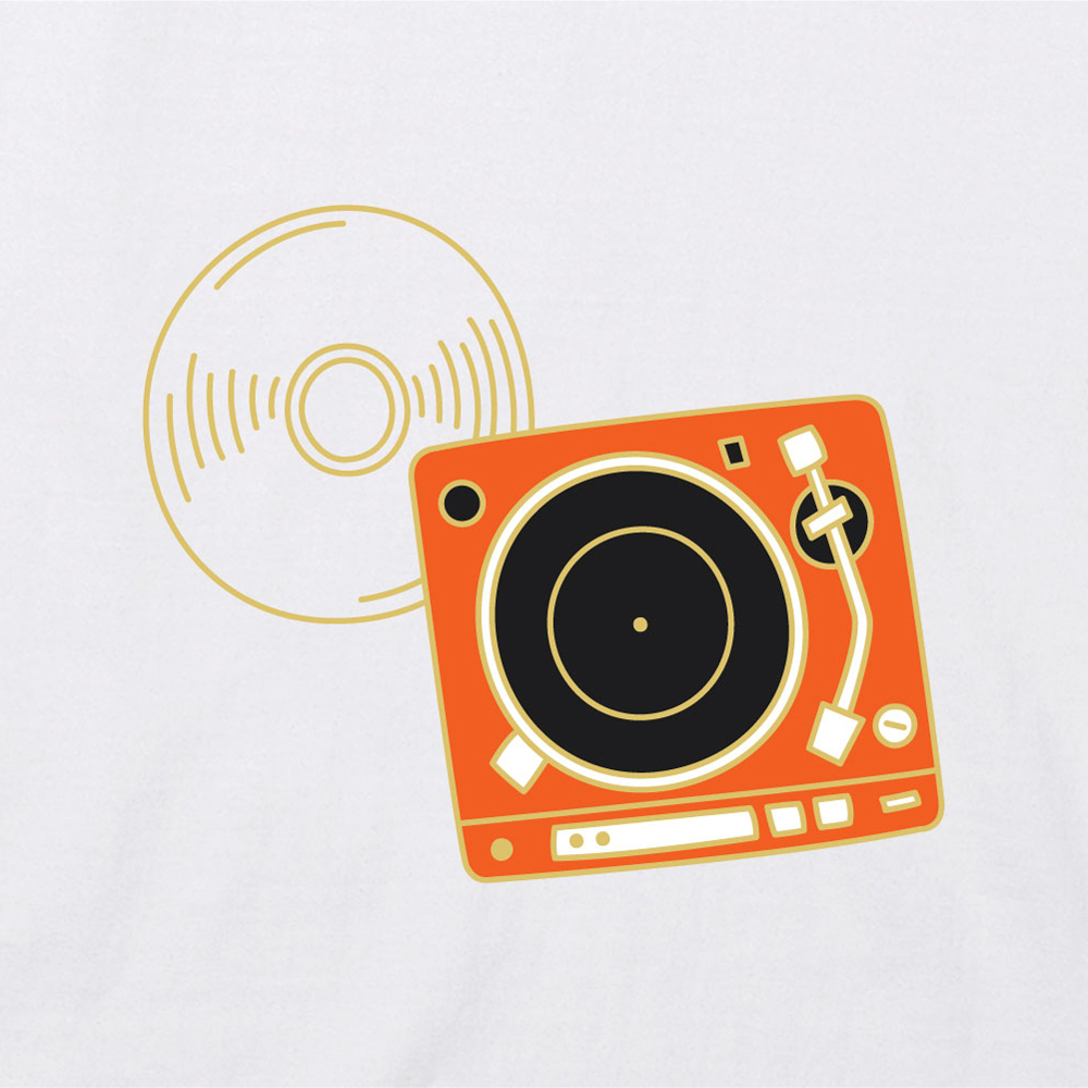 Perfect Together T恤 - 黑膠唱盤