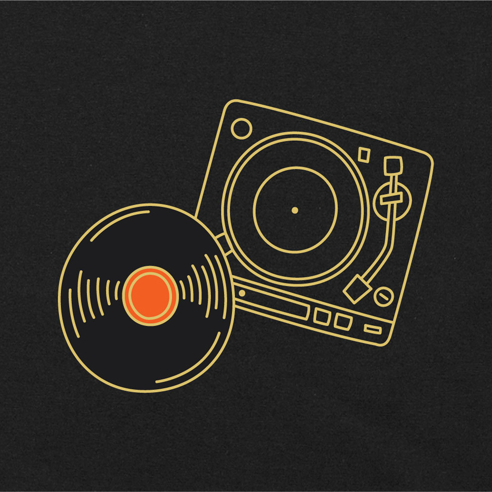 Perfect Together T恤 - 黑膠唱片