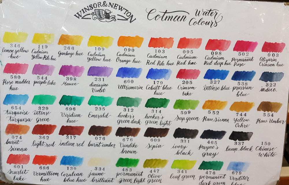 英國牛頓塊狀水彩/COTMAN-單色補充