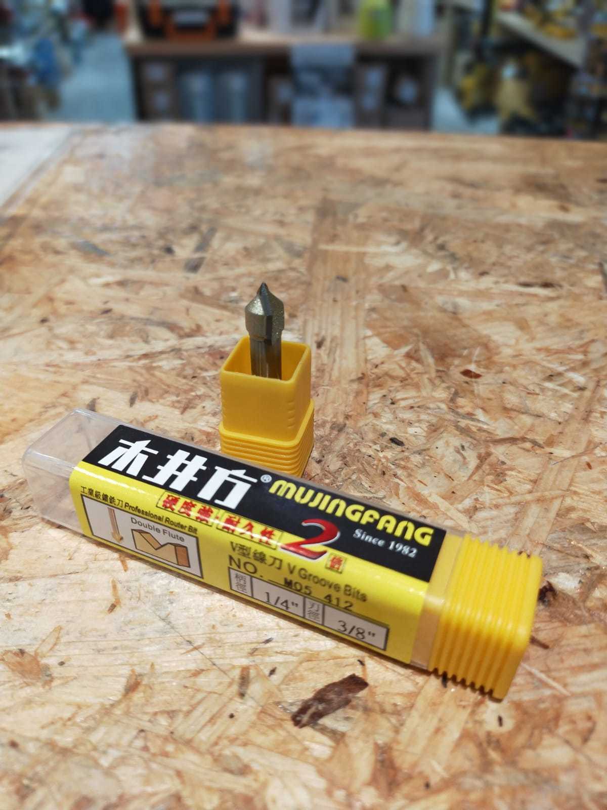 台灣木井方 囉刀  3分V型 線刀 (1/4''x3/8'')  M05412