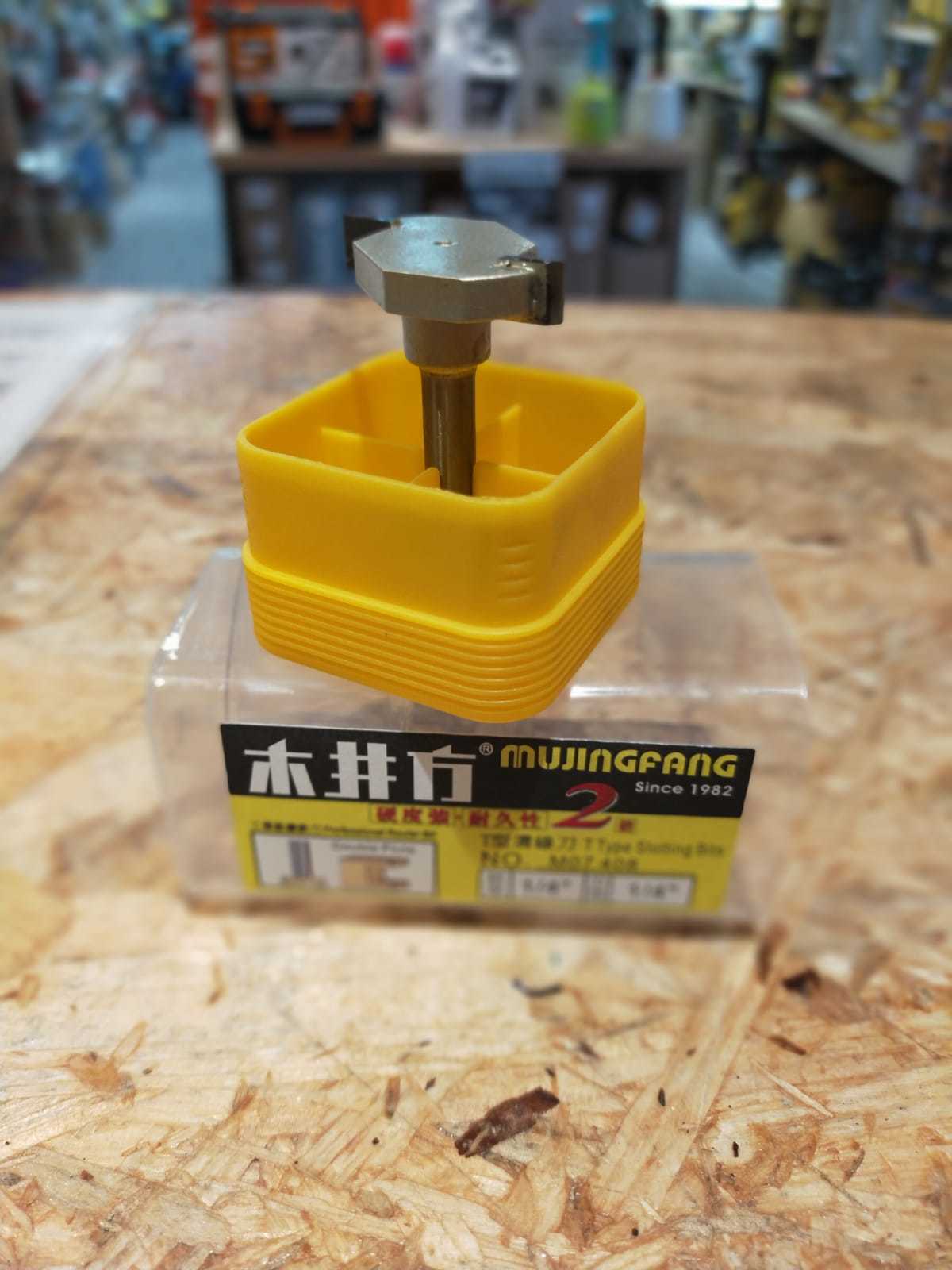 台灣木井方  囉刀 2分T型溝線刀 (1/4''x1/4'')  M07408 G8201