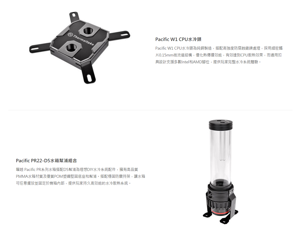 米特3C數位–曜越 Pacific R360水冷組合包/CL-W115-CA12BU-A