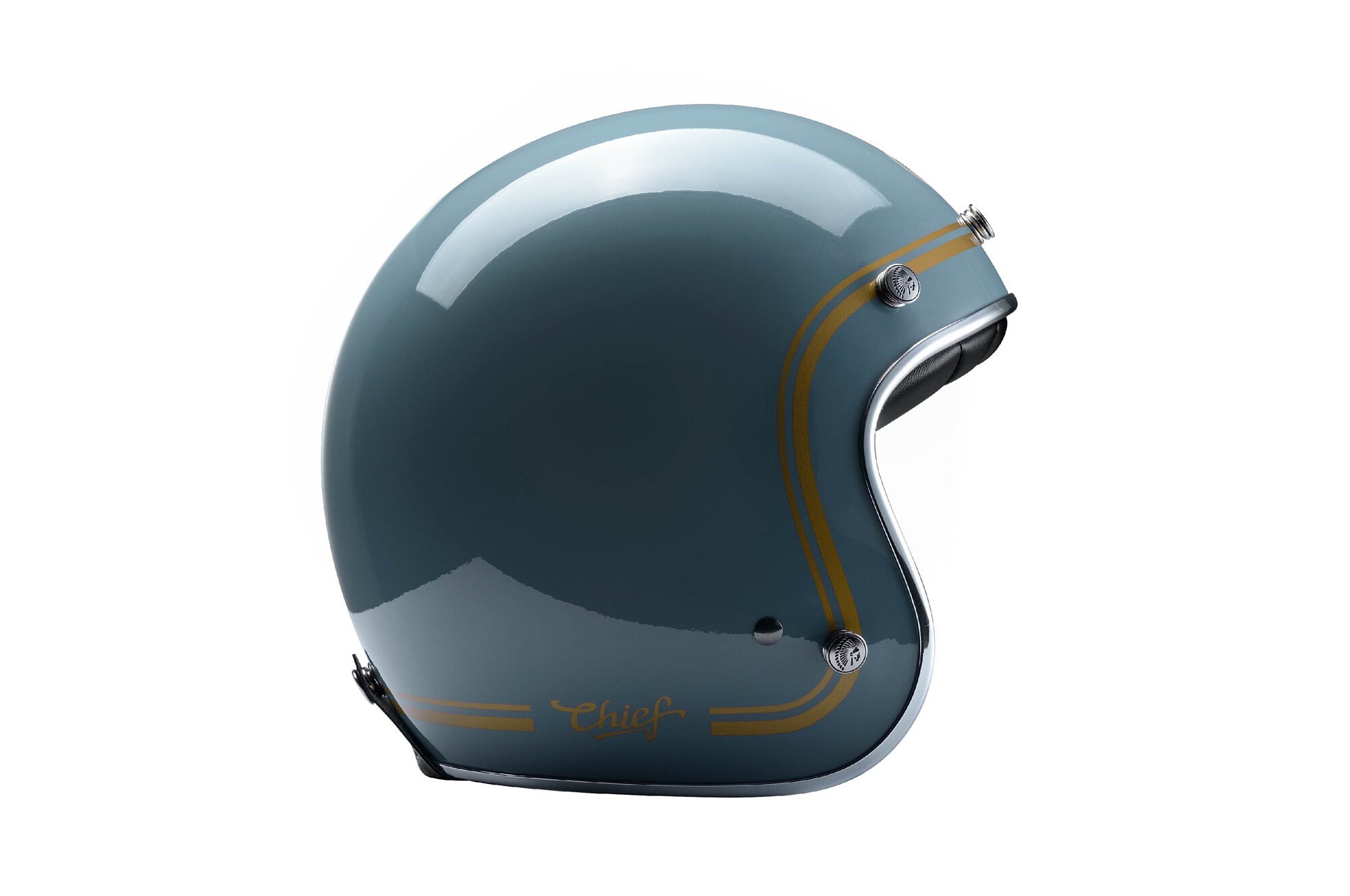 CHIEF TICUNA 貽貝藍 復古帽 3/4罩