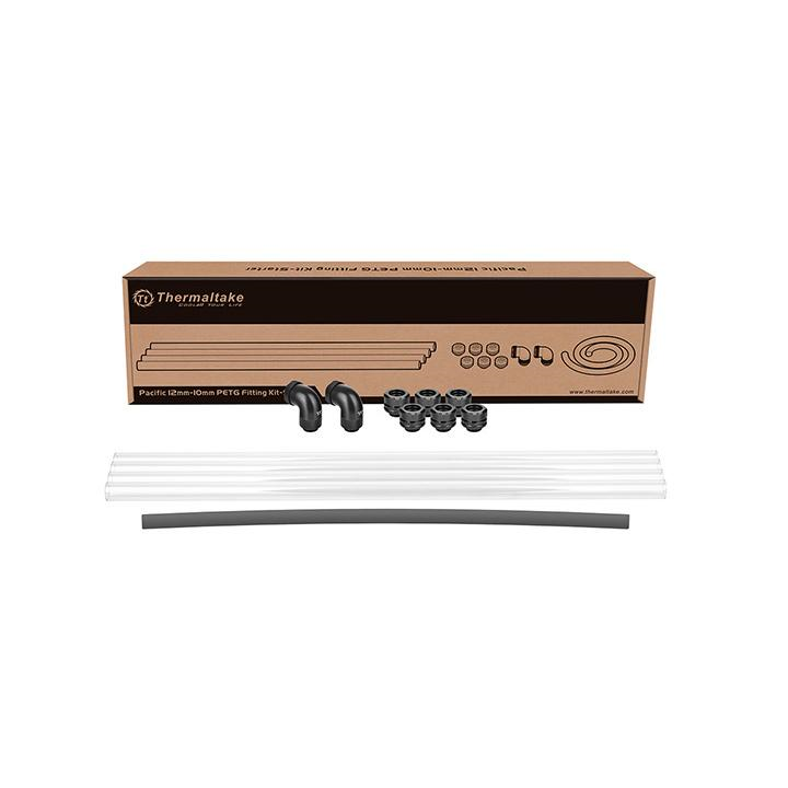 米特3C數位–曜越 外徑12mm 內徑10mm PETG管接頭組合包-初階版/CL-W160-CU00WT-A