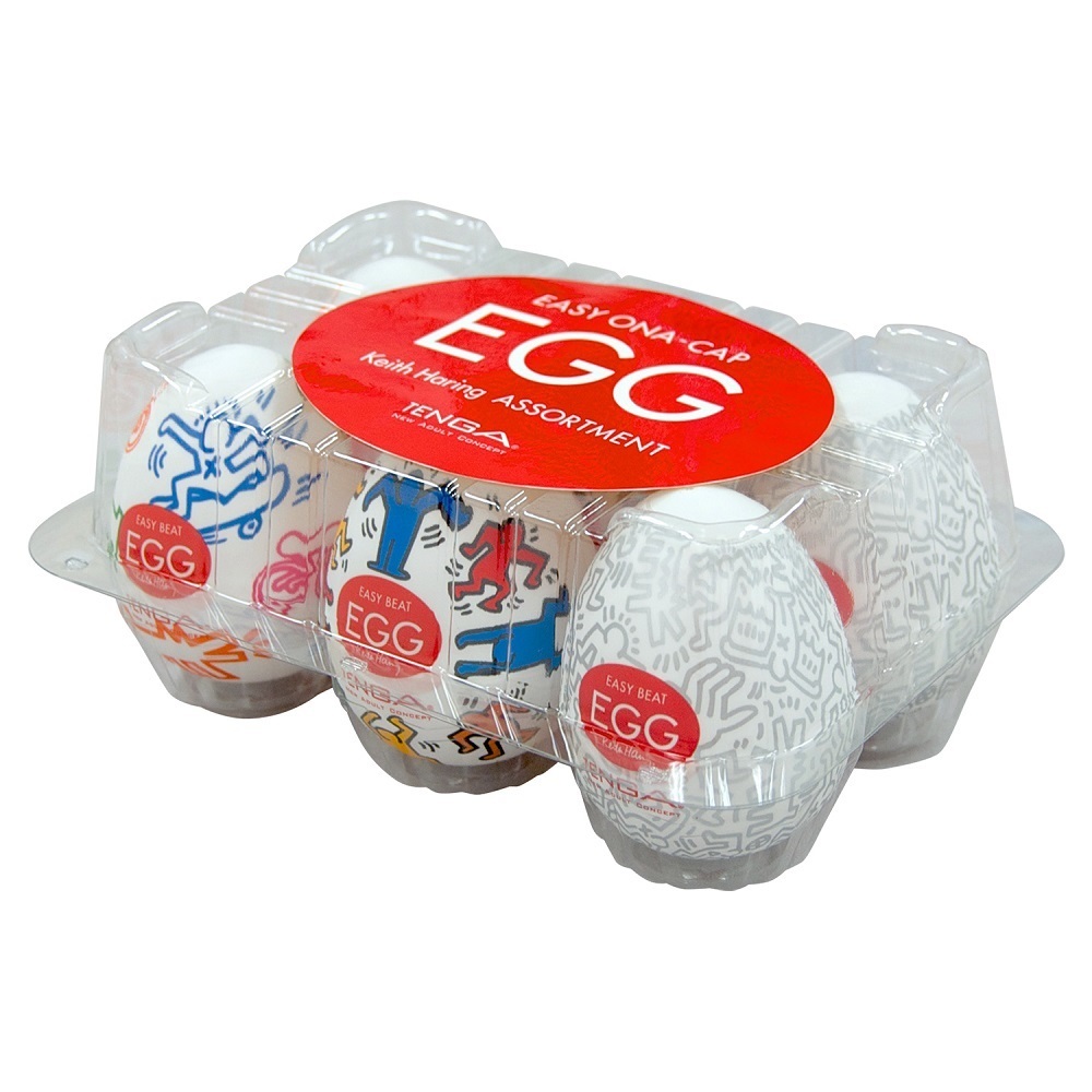 TENGA × Keith Haring 凱斯・哈林聯名款 [EGG Assort Pack/狂歡綜合包(6入)]