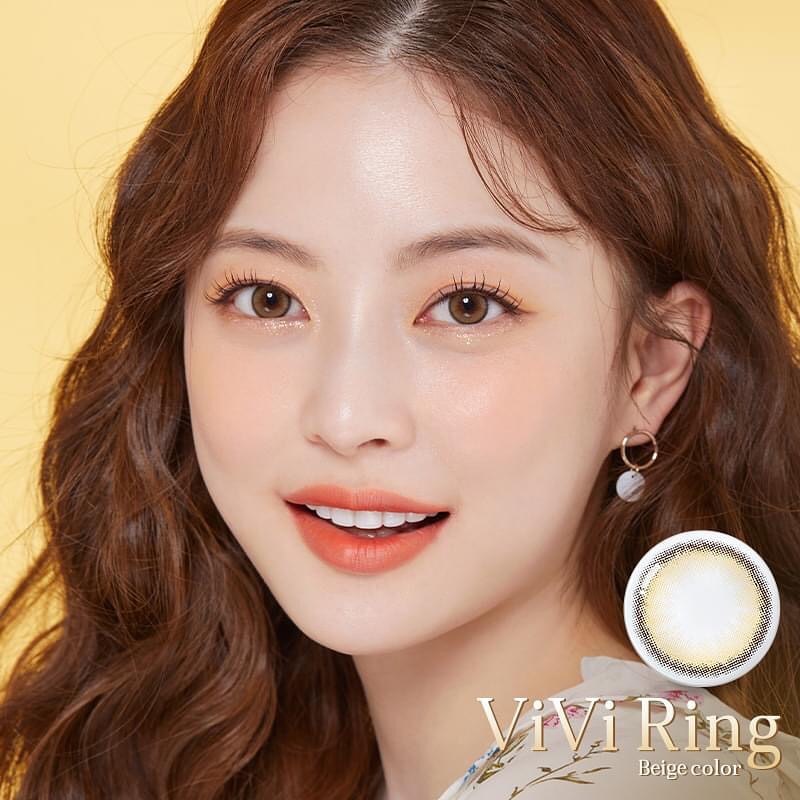 「1+2 ｣ OLENS ViVi Ring Beige 1month/ 2p