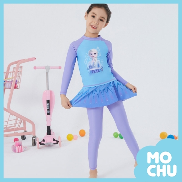 雪寶艾莎長袖泳裝套裝