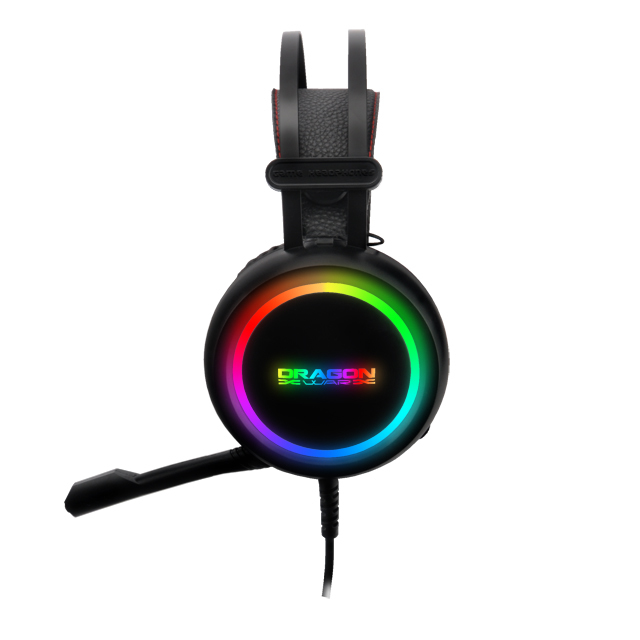 G-HS-012 RGB 燈效電競耳機連咪 3.5mm Stereo Audio + USB Connection 遙距教學 視像會議 線上學習 Google meet Zoom WFH