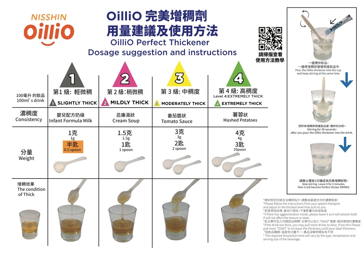 日清Oillio凝固粉 500克包裝（增稠劑）
