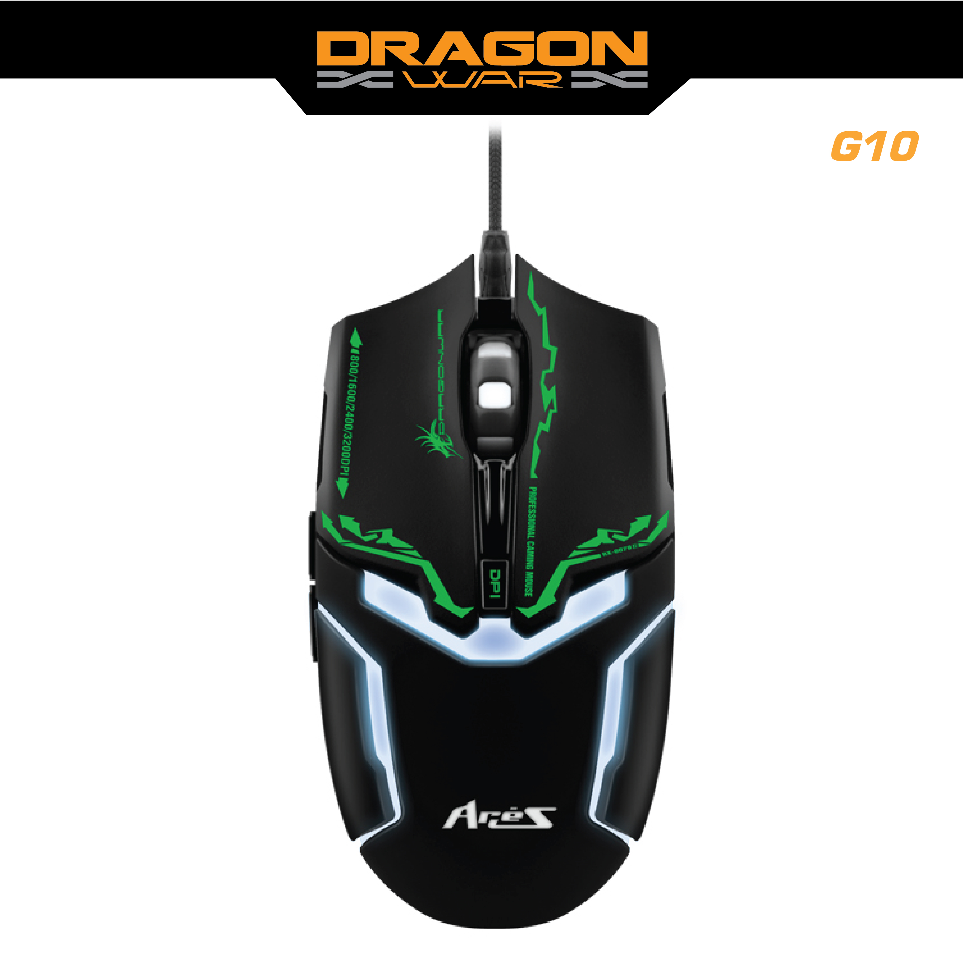 G10-BK 可編程專業電競滑鼠 Gaming Mouse/文書滑鼠