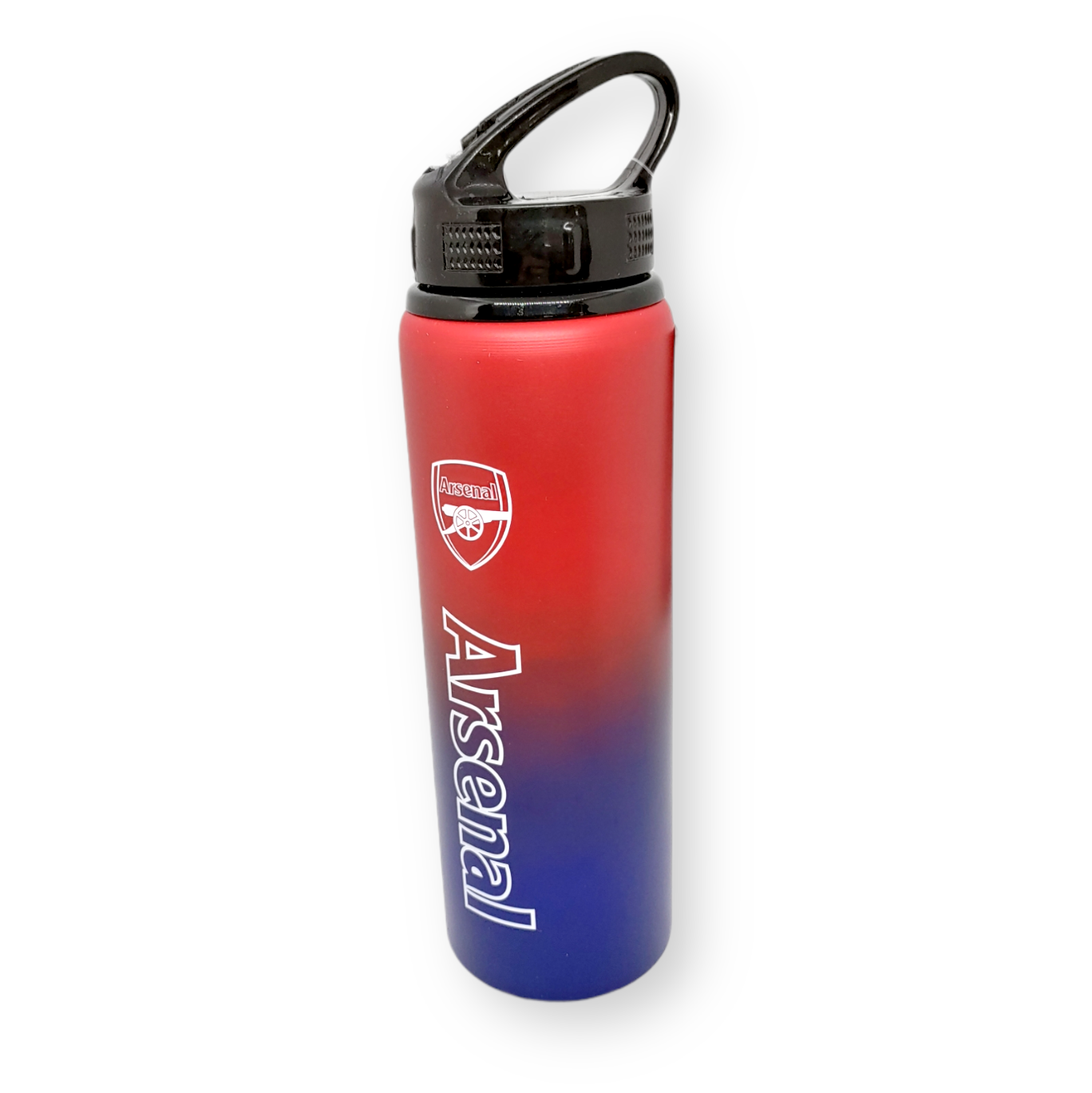 阿仙奴紅藍色金屬飲管水樽