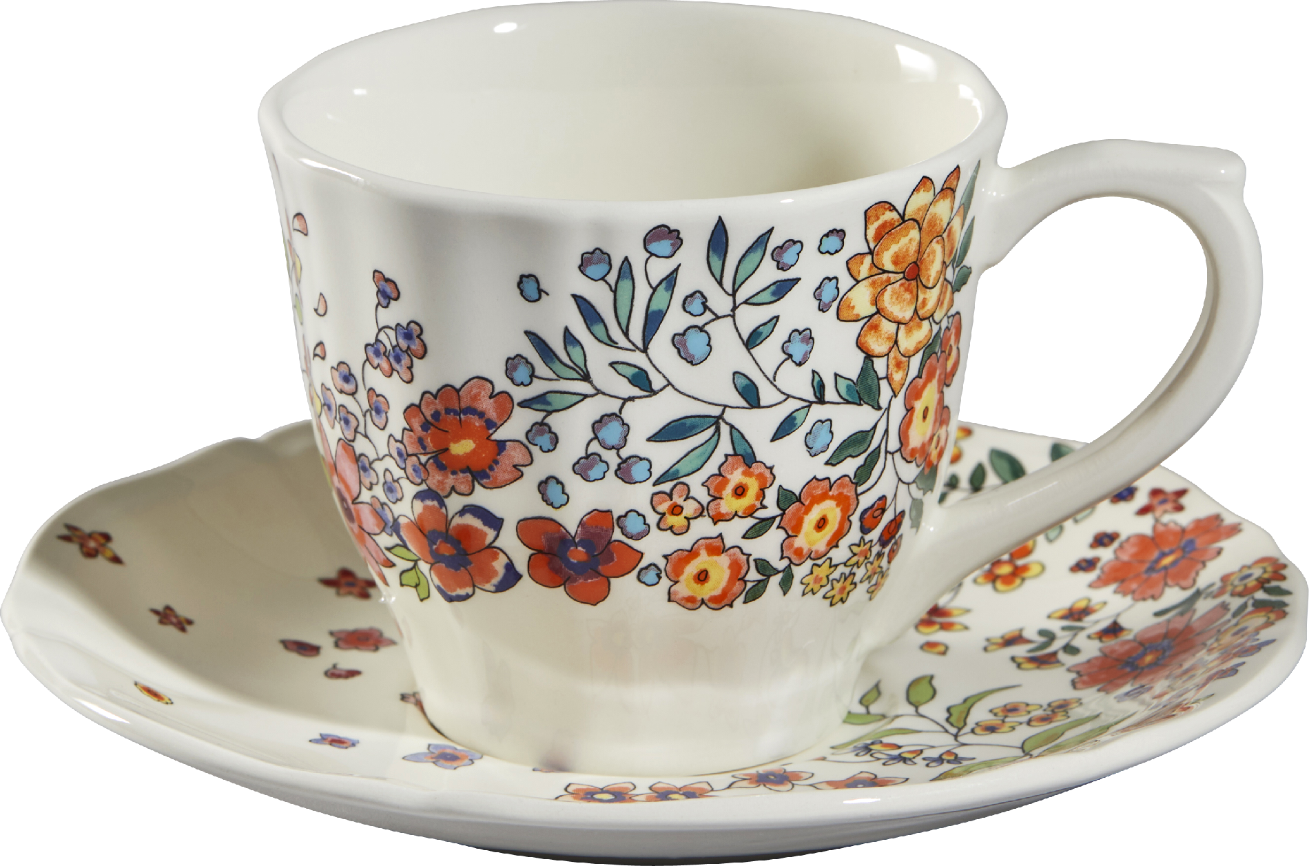 Tea Cup & Saucer (Set of 2)