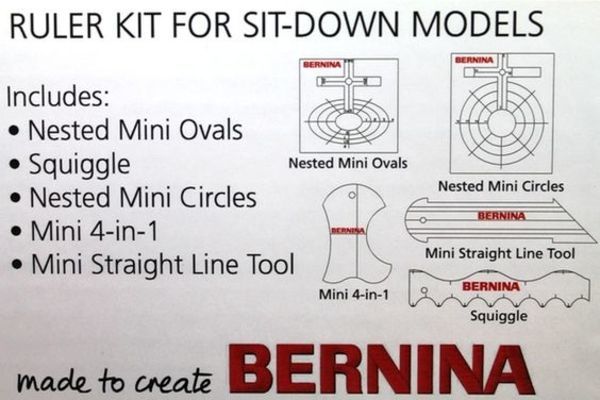 【BERNINA】壓線尺規組