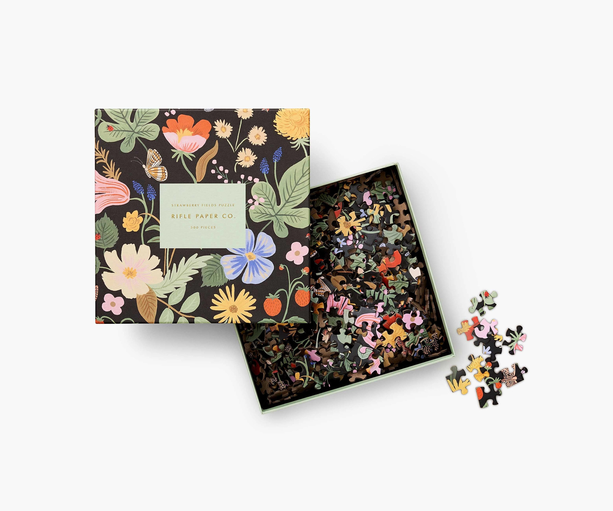 【RIFLE PAPER CO.】草莓園 500片拼圖