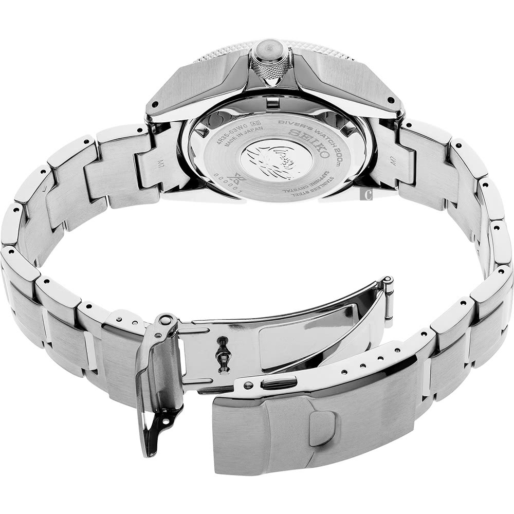 萬年鐘錶 - SEIKO PROSPEX   武士王 - 黑格紋盤  DIVER SCUBA  SRPE35K1 / 4R35-03W0D  錶徑43.8MM