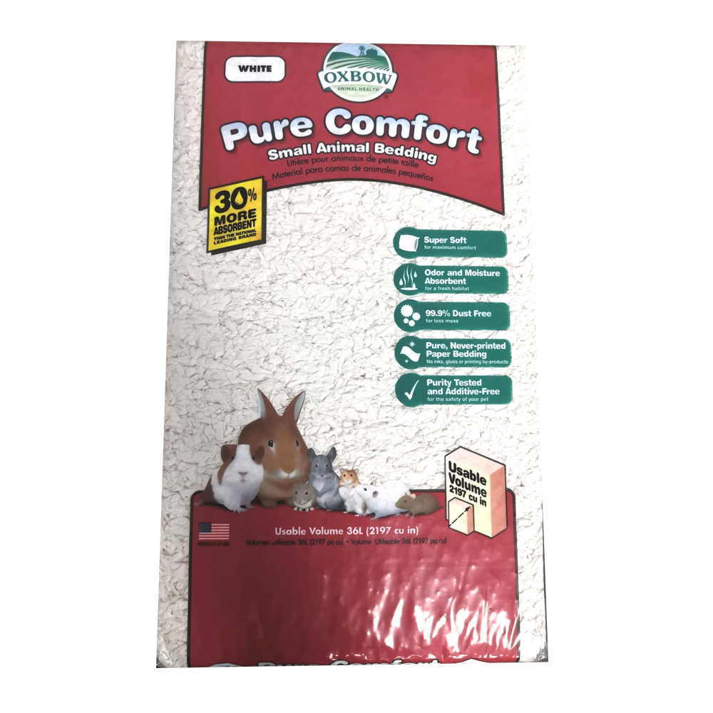 OXBOW小動物柔軟白紙棉 墊材 36L(澎脹後)