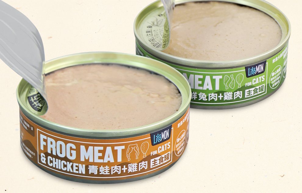 LitoMon - 貓族｜野味無膠主食罐 (麵包蟲與雞肉) 82g