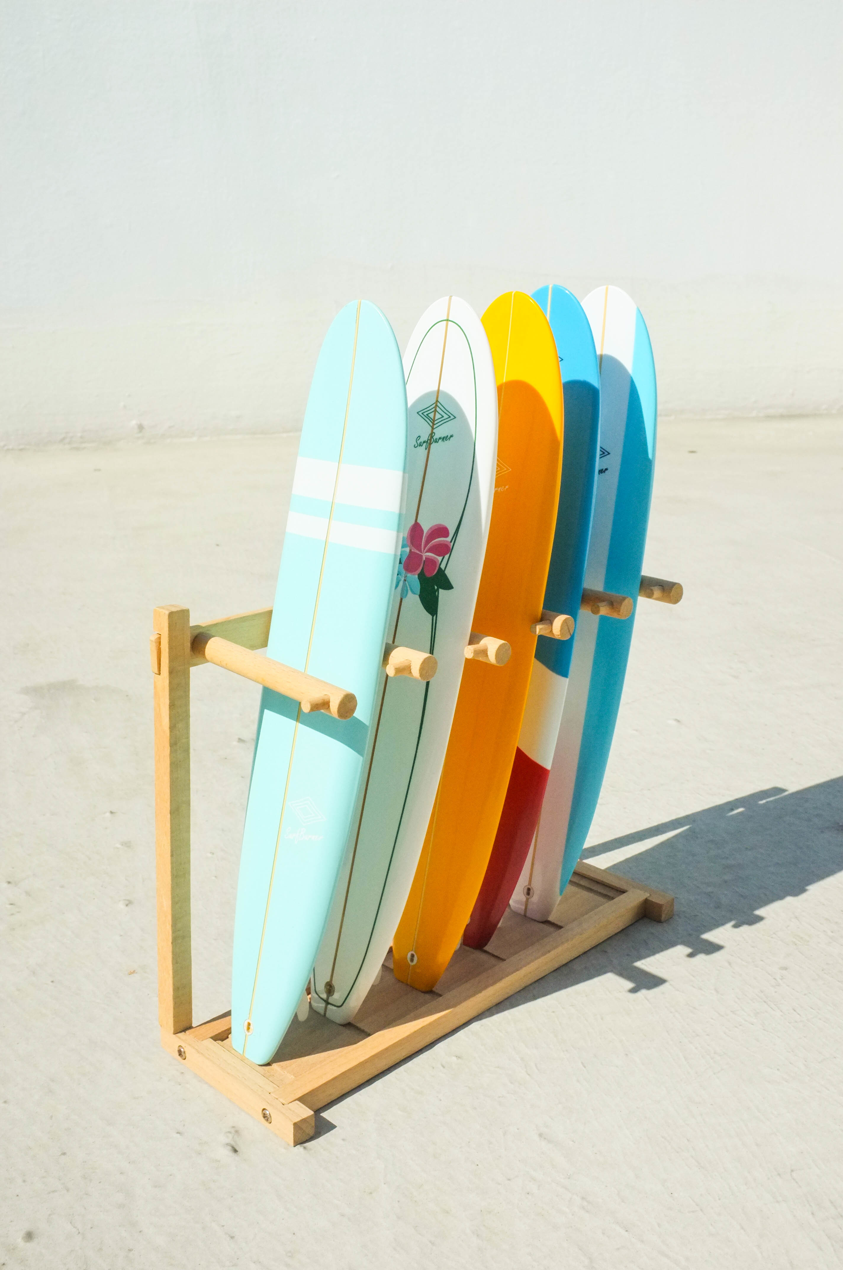 【車庫服飾】SURF BURNER INCENSE BURNER 線香盤 擺設 木頭衝浪板架 一組