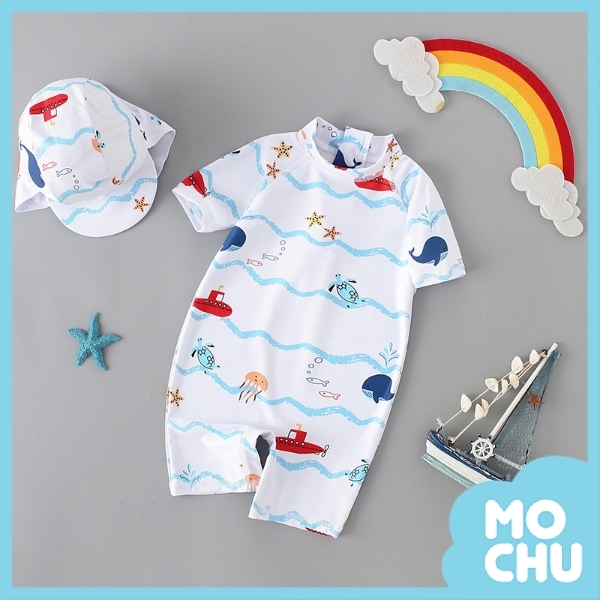 海洋世界連身泳裝